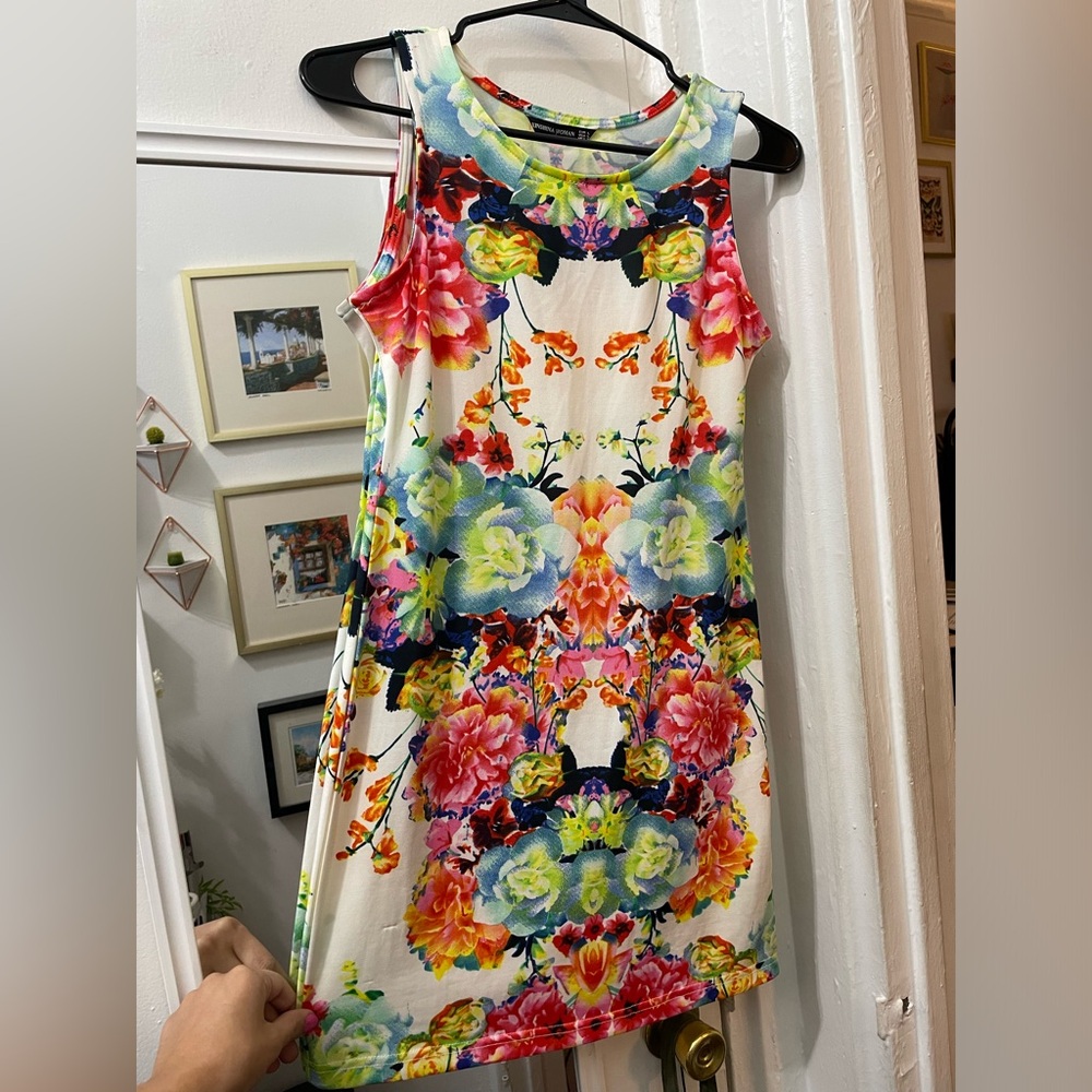 Colorful Abstract Print Mini dress from Italy